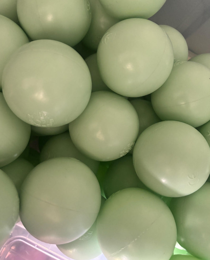 Sage green balls